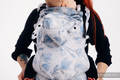 Ergonomische Tragehilfe LennyGo, Größe Baby, Jacquardwebung, 100% Baumwolle - MAGNOLIA BLUE OPAL #babywearing