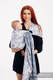 Ringsling, Jacquard Weave (100% cotton) - with gathered shoulder - MAGNOLIA BLUE OPAL - long 2.1m #babywearing