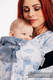WRAP-TAI toddler avec capuche, jacquard/ 100 % coton - MAGNOLIA BLUE OPAL #babywearing