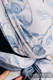 Baby Wrap, Jacquard Weave (100% cotton) - MAGNOLIA BLUE OPAL - size XL #babywearing