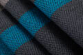 Baby Sling, Broken Twill Weave, 100% cotton,  SMOKY - IRIS - size L #babywearing