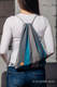 Sackpack made of wrap fabric (100% cotton) - SMOKY - IRIS - standard size 32cmx43cm #babywearing
