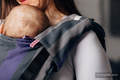 Ensemble protège bretelles et sangles pour capuche (60% coton, 40% polyester) - SMOKY - LILAC  #babywearing