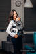 Mochila LennyUpGrade, talla estándar, sarga cruzada 100% algodón - SMOKY - IRIS  #babywearing