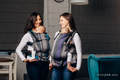 Mochila LennyUpGrade, talla estándar, sarga cruzada 100% algodón - SMOKY - IRIS  #babywearing