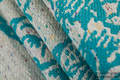 Fular, tejido jacquard (64% algodón, 36% seda) - HORIZON'S VERGE - ATLANTIS - talla L #babywearing