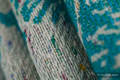 Fular, tejido jacquard (64% algodón, 36% seda) - HORIZON'S VERGE - ATLANTIS - talla M #babywearing