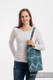 Shopping bag made of wrap fabric (100% cotton) - FOLK HEARTS - MIDSUMMER NIGHT #babywearing