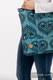 Sac à bandoulière en retailles d’écharpes (100 % coton) - FOLK HEARTS - MIDSUMMER NIGHT - taille standard 37 cm x 37 cm #babywearing