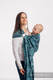 Żakardowa chusta kółkowa do noszenia dzieci, (100% bawełna) - FOLKOWE SERCA - NOC ŚWIĘTOJAŃSKA - long 2.1m #babywearing