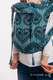 WRAP-TAI mini avec capuche, jacquard/ 100% coton / FOLK HEARTS - MIDSUMMER NIGHT #babywearing