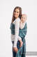 Baby Wrap, Jacquard Weave (100% cotton) - FOLK HEARTS - MIDSUMMER NIGHT - size XL #babywearing