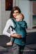 LennyGo Mochila Ergonómica Línea Básica- AMAZONITE, Talla Toddler, tejido de espiga 100% algodón #babywearing