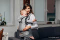 LennyGo Porte-bébé ergonomique de la gamme de base - CALCITE, taille toddler, satin, 100 % coton  #babywearing