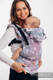 LennyGo Porte-bébé ergonomique, taille bébé, jacquard 60 % coton, 40% lin, DRAGONFLY LAVENDER #babywearing
