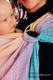 Żakardowa chusta kółkowa do noszenia dzieci, 80% bawełna, 20% bambus - LITTLELOVE - KRAINA SŁODYCZY - standard 1.8m #babywearing