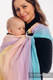 Żakardowa chusta kółkowa do noszenia dzieci, 80% bawełna, 20% bambus - LITTLELOVE - KRAINA SŁODYCZY - long 2.1m #babywearing