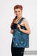 Sac à bandoulière en retailles d’écharpes (100 % coton) - JAGUAR - taille standard 37 cm x 37 cm #babywearing