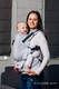 My First Baby Carrier - LennyUpGrade, Standard Size, tessera weave 100% cotton - SELENITE GREY #babywearing