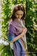 Chal confeccionado con tejido de fular (100% algodón) - PEACOCK'S TAIL - CLOSER TO THE SUN #babywearing