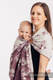 Żakardowa chusta kółkowa do noszenia dzieci, 78% Bawełna 22% Jedwab, ramię bez zakładek - GALOP - WYŚCIG - standard 1.8m #babywearing