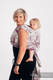 Baby Wrap, Jacquard Weave (78% cotton 22% silk) - GALLOP - RACE - size XL (grade B) #babywearing