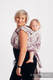 Baby Wrap, Jacquard Weave (78% cotton 22% silk) - GALLOP - RACE - size L #babywearing