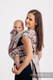 WRAP-TAI portabebé Mini con capucha/ jacquard sarga/ (78% algodón, 22% seda) - GALLOP - RACE #babywearing