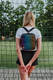 Backpack/Crossbody Bag 2in1  SPORTY, (56% cotton, 44% viscose) - BIG LOVE RAINBOW DARK #babywearing