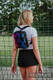 Backpack/Crossbody Bag 2in1  SPORTY, (56% cotton, 44% viscose) - LOVKA PINKY VIOLET  #babywearing