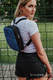 Backpack/Crossbody Bag 2in1  SPORTY, (56% cotton, 44% viscose) - PEACOCK'S TAIL - PROVANCE #babywearing