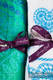Set de muselinas - PEACOCK'S TAIL FANTASY, ICED LACE TURQUOISE&WHITE #babywearing