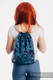 Sackpack made of wrap fabric (100% cotton) - CLOCKWORK PERPETUUM - standard size 32cmx43cm #babywearing