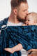 Żakardowa chusta kółkowa do noszenia dzieci, (100% bawełna) - MECHANIZM PERPETUUM - standard 1.8m #babywearing