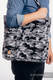 Bolso hecho de tejido de fular (100% algodón) - GRIS CAMO - talla estándar 37 cm x 37 cm #babywearing