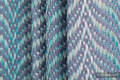 Baby Wrap, Jacquard Weave (75% cotton, 25% linen) - YUCCA - SWING - size XS #babywearing