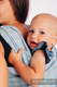 Baby Wrap, Jacquard Weave (75% cotton, 25% linen) - YUCCA - SWING - size XL #babywearing