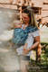 Żakardowa chusta do noszenia dzieci, 100% bawełna - PLAC ZABAW - NIEBIESKI - rozmiar M #babywearing