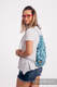 Mochila portaobjetos hecha de tejido de fular (100% algodón) - PLAYGROUND - BLUE - talla estándar 32cmx43cm #babywearing