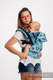 LennyGo Ergonomic Carrier, Baby Size, jacquard weave 100% cotton - PLAYGROUND - BLUE  #babywearing