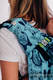 Nosidło Klamrowe ONBUHIMO z tkaniny żakardowej (100% bawełna), rozmiar Toddler - PLAC ZABAW - NIEBIESKI  #babywearing