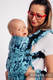 Nosidełko LennyUpGrade  z tkaniny żakardowej 100% bawełna , rozmiar standard - PLAC ZABAW - NIEBIESKI  #babywearing