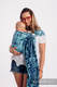 Żakardowa chusta kółkowa do noszenia dzieci, (100% bawełna), ramię bez zakładek - PLAC ZABAW - NIEBIESKI - long 2.1m #babywearing