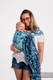 Ringsling, Jacquard Weave (100% cotton) - with gathered shoulder - PLAYGROUND - BLUE - long 2.1m #babywearing