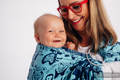 Sling, jacquard (100% coton)  - PLAYGROUND - BLUE - standard 1.8m #babywearing