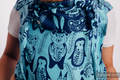 WRAP-TAI portabebé Mini con capucha/ jacquard sarga/100% algodón/ PLAYGROUND - BLUE  #babywearing
