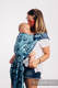Baby Wrap, Jacquard Weave (100% cotton) - PLAYGROUND - BLUE - size XL #babywearing