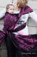Baby Wrap, Jacquard Weave (100% cotton) - Speed Purple & Black - size L #babywearing