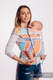 WRAP-TAI Tragehilfe Mini mit Kapuze/ Fischgrätmuster / 100% Baumwolle / LITTLE HERRINGBONE MANDARIN HEAVEN #babywearing