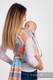 WRAP-TAI portabebé Mini con capucha/ tejido espiga/100% algodón/ LITTLE HERRINGBONE MANDARIN HEAVEN #babywearing